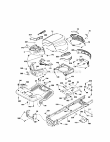 Page B Diagram and Parts List for 917254801  Craftsman Lawn Tractor