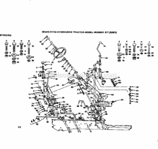 Part Location Diagram of 3945J Craftsman Pinion