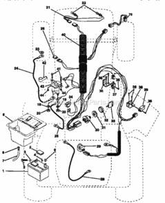 Part Location Diagram of 142478 Craftsman Owners Manual