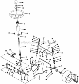 Page D Diagram and Parts List for 917254851  Craftsman Lawn Tractor