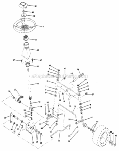 Page D Diagram and Parts List for 917254860  Craftsman Lawn Tractor