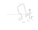 Lower Tube/Pivot Support Diagram and Parts List for 917254880  Craftsman Snow Blower