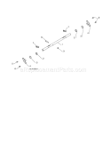 Axle Diagram and Parts List for 917254880  Craftsman Snow Blower