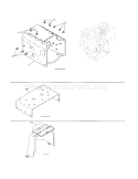 Engine/Frame/Mount Plate Diagram and Parts List for 917254880  Craftsman Snow Blower