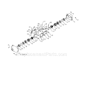 Steering Yoke & Bracket Diagram and Parts List for 917254880  Craftsman Snow Blower