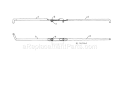 Shifter Rods Diagram and Parts List for 917254880  Craftsman Snow Blower