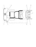 Decals Diagram and Parts List for 917254880  Craftsman Snow Blower