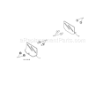 Skid Plate Diagram and Parts List for 917254881  Craftsman Snow Blower