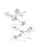 Auger Housing/Impeller Assembly Diagram and Parts List for 917254881  Craftsman Snow Blower