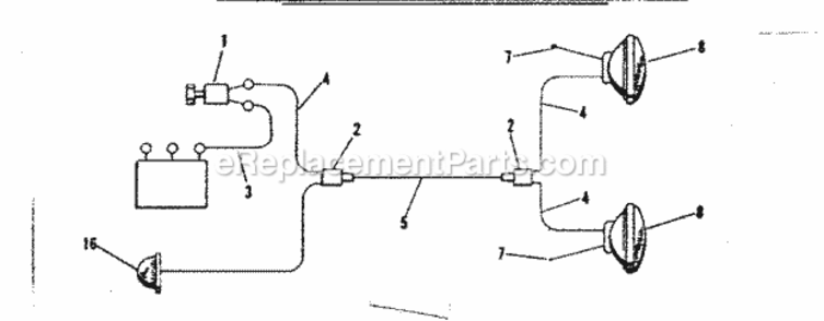 Page D Diagram and Parts List for 91725490  Craftsman Lawn Tractor