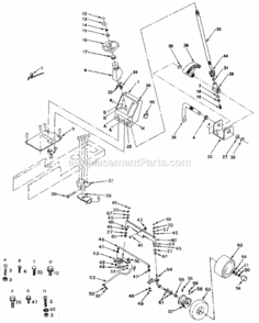 Part Location Diagram of 124464X012 Craftsman Saddle