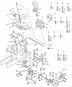 Part Location Diagram of 126540X Craftsman Control