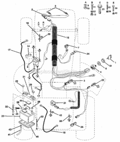 Part Location Diagram of 127781 Generac BOX INSERT; ATM AND LWN