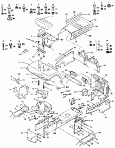 Part Location Diagram of 125963X Craftsman Decal
