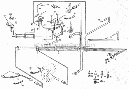 Page A Diagram and Parts List for 917254960  Craftsman Lawn Tractor