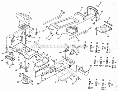 Part Location Diagram of 125911X Craftsman Decal