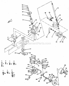 Page D Diagram and Parts List for 917254960  Craftsman Lawn Tractor