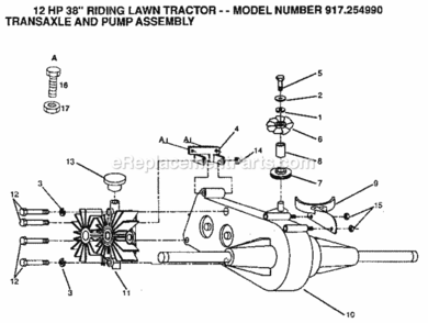 Part Location Diagram of 126581X Craftsman Guard Assembly