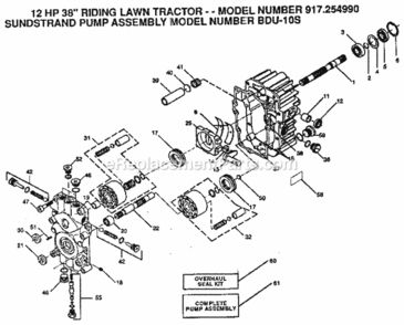 Part Location Diagram of 127152X Craftsman Valve Kit