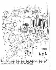 Page A Diagram and Parts List for 91725510  Craftsman Lawn Tractor