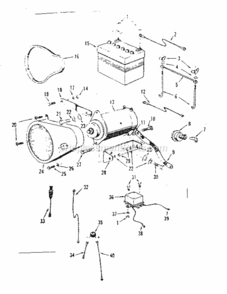Page E Diagram and Parts List for 91725510  Craftsman Lawn Tractor