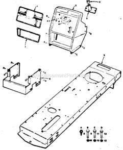 Part Location Diagram of 8038R Craftsman Manual