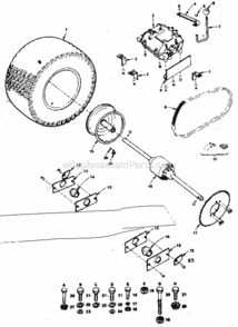 Part Location Diagram of 794232 Craftsman Differential