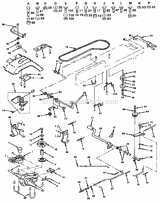 Part Location Diagram of 131402 Craftsman Guide Belt