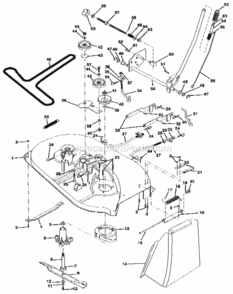 Part Location Diagram of 127223 Craftsman Lift Left Hand