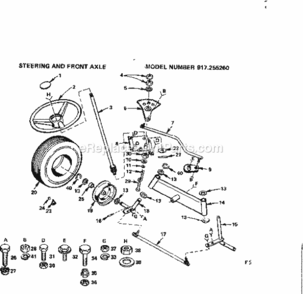 Part Location Diagram of 677A191 Craftsman Bracket