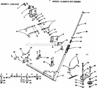 Part Location Diagram of 1674J Craftsman Bolt