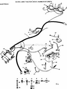 Part Location Diagram of 6439J Craftsman Harness