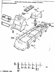 Page A Diagram and Parts List for 917255275  Craftsman Lawn Tractor