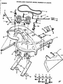 Part Location Diagram of 678H465 Craftsman Plate