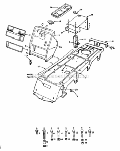 Page A Diagram and Parts List for 917255276  Craftsman Lawn Tractor