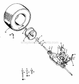 Page D Diagram and Parts List for 917255276  Craftsman Lawn Tractor