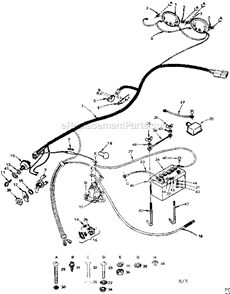 Part Location Diagram of 4560J Craftsman Battery Cable