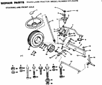 Part Location Diagram of 678H442 Craftsman Bracket Assembly