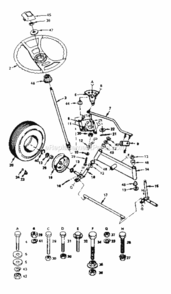 Page F Diagram and Parts List for 917255279  Craftsman Lawn Tractor