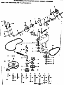 Part Location Diagram of 359J Craftsman Pulley