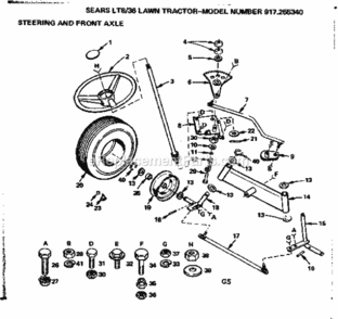 Part Location Diagram of 1114J Craftsman Cap