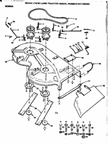 Part Location Diagram of 535J Craftsman Snubber