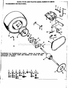 Part Location Diagram of 786041A Tecumseh SPROCKET