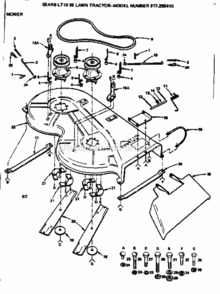 Part Location Diagram of 1185J Craftsman Rod