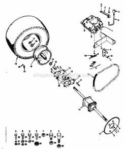 Part Location Diagram of 678H493 Craftsman Arm