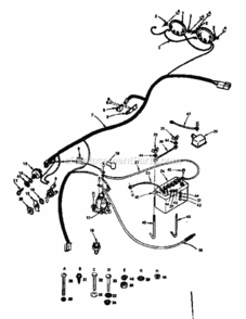 Page E Diagram and Parts List for 917255412  Craftsman Lawn Tractor