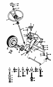 Part Location Diagram of 678H591 Craftsman Spindle Assembly