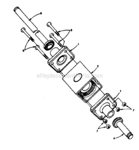 Page H Diagram and Parts List for 917255412  Craftsman Lawn Tractor