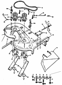 Part Location Diagram of 674A258 Craftsman Shield