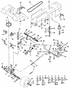 Part Location Diagram of 136932 Craftsman Shaft